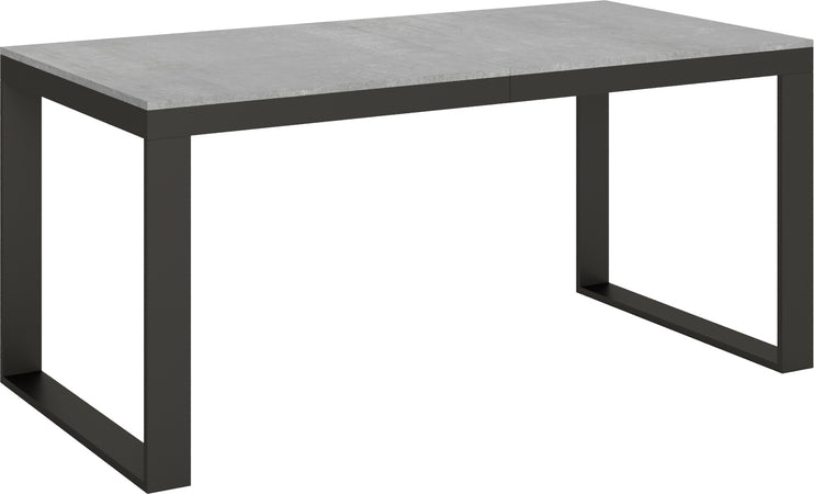 Tavolo-allungabile-90x180/284-cm-Tecno-Evolution-telaio-Antracite