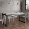 Tavolo-allungabile-90x180/284-cm-Tecno-Evolution-telaio-Antracite