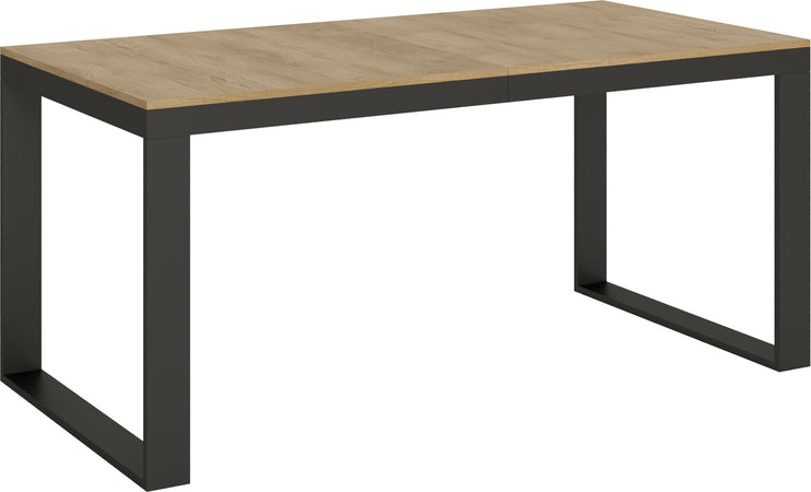 Tavolo-allungabile-90x180/284-cm-Tecno-Evolution-telaio-Antracite