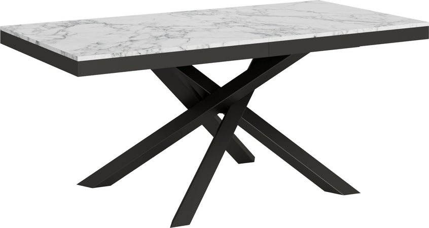 Tavolo-allungabile-90x180/284-cm-Volantis-Evolution-telaio-Antracite-Itamoby