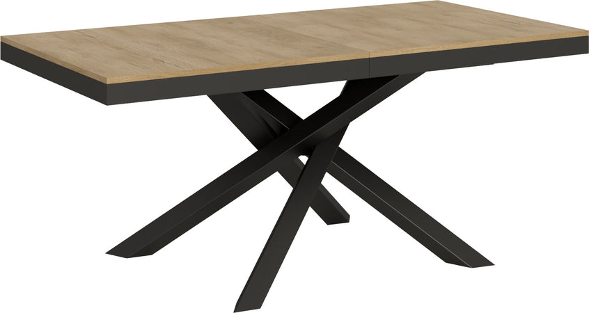 Tavolo-allungabile-90x180/284-cm-Volantis-Evolution-telaio-Antracite-Itamoby