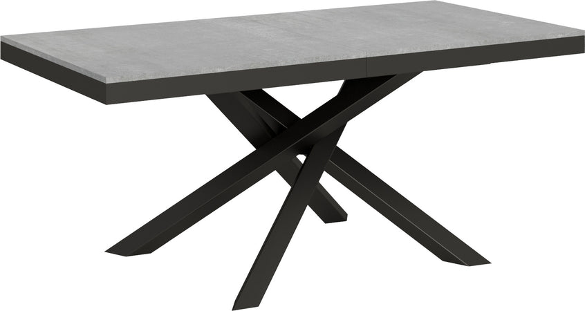 Tavolo-allungabile-90x180/284-cm-Volantis-Evolution-telaio-Antracite-Itamoby
