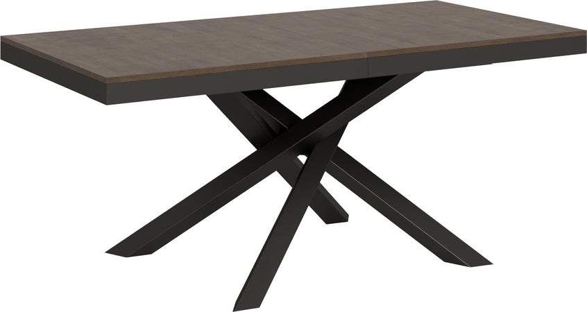 Tavolo-allungabile-90x180/284-cm-Volantis-Evolution-telaio-Antracite-Itamoby