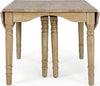 Tavolo allungabile Bedford rettangolare in legno massiccio di quercia europeo Casa e cucina/Arredamento/Sala da pranzo/Tavoli da sala da pranzo Decor Space - Altamura, Commerciovirtuoso.it