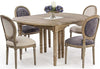 Tavolo allungabile Bedford rettangolare in legno massiccio di quercia europeo Casa e cucina/Arredamento/Sala da pranzo/Tavoli da sala da pranzo Decor Space - Altamura, Commerciovirtuoso.it
