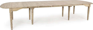 Tavolo allungabile Bedford rettangolare in legno massiccio di quercia europeo Casa e cucina/Arredamento/Sala da pranzo/Tavoli da sala da pranzo Decor Space - Altamura, Commerciovirtuoso.it