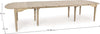 Tavolo allungabile Bedford rettangolare in legno massiccio di quercia europeo Casa e cucina/Arredamento/Sala da pranzo/Tavoli da sala da pranzo Decor Space - Altamura, Commerciovirtuoso.it