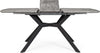 Tavolo allungabile Dominik con gambe in acciaio verniciato, piano in MDF ricoperto Casa e cucina/Arredamento/Sala da pranzo/Tavoli da sala da pranzo Decor Space - Altamura, Commerciovirtuoso.it