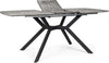 Tavolo allungabile Dominik con gambe in acciaio verniciato, piano in MDF ricoperto Casa e cucina/Arredamento/Sala da pranzo/Tavoli da sala da pranzo Decor Space - Altamura, Commerciovirtuoso.it