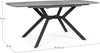 Tavolo allungabile Dominik con gambe in acciaio verniciato, piano in MDF ricoperto Casa e cucina/Arredamento/Sala da pranzo/Tavoli da sala da pranzo Decor Space - Altamura, Commerciovirtuoso.it