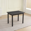 Tavolo allungabile Kyoto con piano in ceramica effetto marmo nero ardesia opaco e struttura in metallo nero