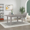 Tavolo allungabile Megaron tortora light mocha 120x80 cm