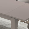 Tavolo allungabile Megaron tortora light mocha 120x80 cm