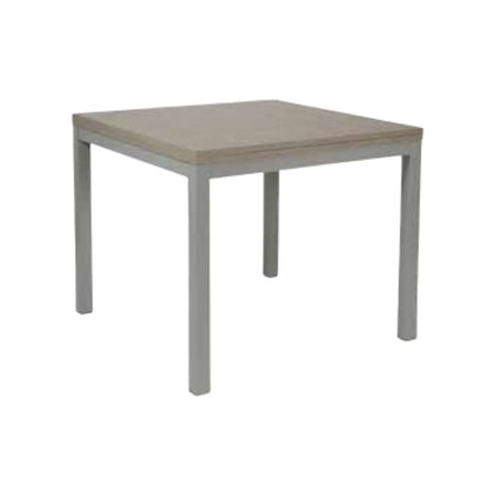 Tavolo allungabile Monster 90x90 struttura alluminio e piano larice grigio