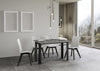 Tavolo-apribile-120/200x45/90-cm-Linea-Double-telaio-Antracite