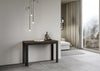 Tavolo-apribile-120/200x45/90-cm-Linea-Double-telaio-Antracite