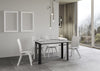 Tavolo-apribile-120/200x45/90-cm-Linea-Double-telaio-Antracite