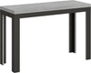 Tavolo-apribile-120/200x45/90-cm-Linea-Double-telaio-Antracite