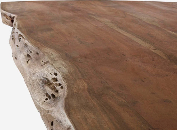 Tavolo Arkansas rettangolare, con gambe, in legno d'acacia da 220 cm Casa e cucina/Arredamento/Sala da pranzo/Tavoli da sala da pranzo Decor Space - Altamura, Commerciovirtuoso.it
