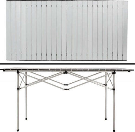 Tavolo-Arrotolabile-in-Alluminio-70-X-140-x-70-Picnic-Campeggio-Giardino-Casa