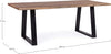 Tavolo Artur rettangolare, con gambe, in legno di acacia da 200 x 95 cm Casa e cucina/Arredamento/Sala da pranzo/Tavoli da sala da pranzo Decor Space - Altamura, Commerciovirtuoso.it