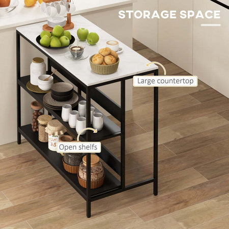 tavolo-bar-angolo-cucina-con-Mensole,-Isola-Piano-Effetto-Marmo-e-Struttura-in-Metallo,-100x50x90cm,-scaffale-Nero-e-Bianco-multiuso-ufficio-studio-bagno-F801-338V80BKA