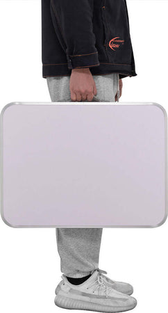 Tavolo-Campeggio-Picnic-Alluminio-60x45x50-Pieghevole-Valigetta-Piano-Formica