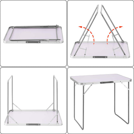 Tavolo-Campeggio-Picnic-Alluminio-60x80x68-cm-Pieghevole-Maniglia-per-Trasporto