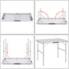Tavolo-Campeggio-Picnic-Alluminio-90x60x70-Pieghevole-Valigetta-Piano-Formica