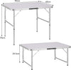 Tavolo-Campeggio-Picnic-Alluminio-90x60x70-Pieghevole-Valigetta-Piano-Formica