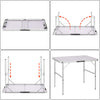 Tavolo-Campeggio-Picnic-Alluminio-90x60x70-Pieghevole-Valigetta-Piano-Formica