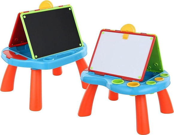 Tavolo Con Doppia Lavagna Per Bambini Scomparti Porta Accessori Puzzle E Gessi Giochi e giocattoli/Attività creative/Lavagne/Lavagnette Trade Shop italia - Napoli, Commerciovirtuoso.it