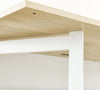 Tavolo-da-Bar-isola-cucina-sala-da-pranzo-Moderno-in-MDF-per-2-Persone-con-4-Ripiani-Aperti-e-Armadietto-bianco-,-116x79.5x91-cm-F835-953V00WTA