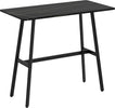 Tavolo-da-Bar-Rettangolare-per-4-Persone-in-MDF-e-Metallo,-118x58x98-cm,-Nero-HG683A-029V00BKHG6