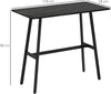 Tavolo-da-Bar-Rettangolare-per-4-Persone-in-MDF-e-Metallo,-118x58x98-cm,-Nero-HG683A-029V00BKHG6