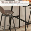 Tavolo-da-Bar-Rettangolare-per-4-Persone-in-MDF-e-Metallo,-118x58x98-cm,-Nero-HG683A-029V00BKHG6