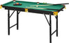 Tavolo-da-Biliardo-ad-Altezza-Regolabile-con-Accessori,-in-MDF-e-Acciaio,-140x60x55-75-cm,-Verde-TY6A70-082V00GNTY6