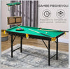 Tavolo-da-Biliardo-ad-Altezza-Regolabile-con-Accessori,-in-MDF-e-Acciaio,-140x60x55-75-cm,-Verde-TY6A70-082V00GNTY6