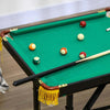 Tavolo-da-Biliardo-ad-Altezza-Regolabile-con-Accessori,-in-MDF-e-Acciaio,-140x60x55-75-cm,-Verde-TY6A70-082V00GNTY6