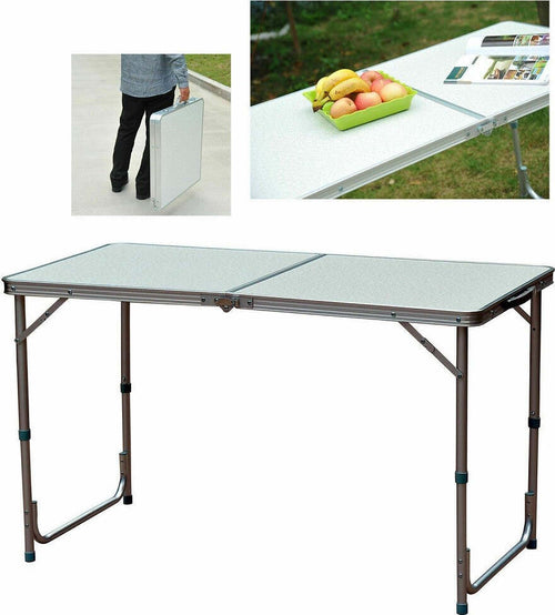 Tavolo Da Campeggio E Picnic In Alluminio Pieghevole Richiudibile Articoli da Giardino > Arredo giardino > Prodotti Da Esterno Trade Shop italia - Napoli, Commerciovirtuoso.it