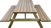 Tavolo da pic nic in legno con panche per agriturismo e ristoranti 180 cm Sport e tempo libero/Attività ricreative all'aperto/Camping e outdoor/Arredamento da campeggio/Tavoli La Zappa - Altamura, Commerciovirtuoso.it
