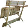 Tavolo da pic nic in legno con panche per agriturismo e ristoranti 180 cm Sport e tempo libero/Attività ricreative all'aperto/Camping e outdoor/Arredamento da campeggio/Tavoli La Zappa - Altamura, Commerciovirtuoso.it