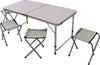 Tavolo Da Pic Nic Valigetta Con 4 Sgabelli Pieghevole Campeggio Mare Spiaggia in Alluminio Sport e tempo libero/Attività ricreative all'aperto/Camping e outdoor/Arredamento da campeggio/Tavoli La Zappa - Altamura, Commerciovirtuoso.it