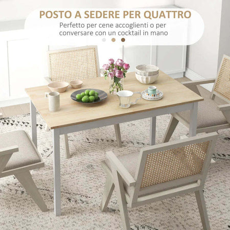 Tavolo-da-Pranzo-4-Posti-con-Piedini-Antiscivolo,-in-Legno-di-Pino,-120x75x75-cm-QS783A-103V00NDQS7