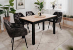 tavolo-da-pranzo-cucina-allungabile-in-legno-moderno-soggiorno-6-posti-nero-e-marrone-chiaro-YHT2253,131,1D43