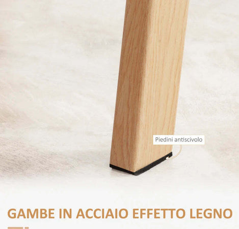 Tavolo-da-Pranzo-Rettangolare-per-6-Persone-max,-in-Acciaio-con-Piano-in-Vetro-Temperato,-150x75x76-cm-LK7835-837V01TPLK7