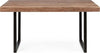 Tavolo Egon rettangolare, con gambe in acciaio, piano in legno di acacia, stile moderno Casa e cucina/Arredamento/Sala da pranzo/Tavoli da sala da pranzo Decor Space - Altamura, Commerciovirtuoso.it