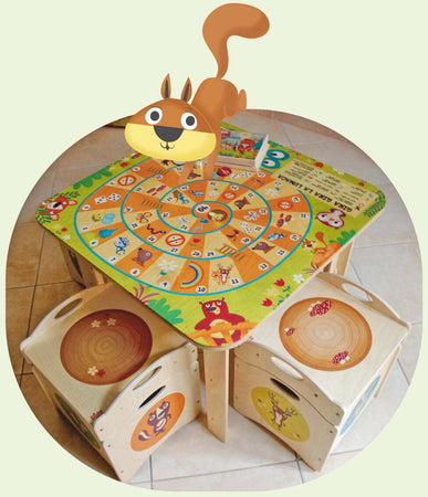 Tavolo Gioco Per Bambini - Gioco Dell'oca per Cameretta Bambini Dida