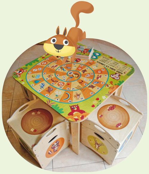 Tavolo Gioco Per Bambini - Gioco Dell'oca per Cameretta Bambini Dida
