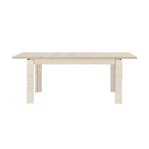 Tavolo Imab Manhattan in rovere sbiancato con 1 allunga 130x90x76.5 H cm.